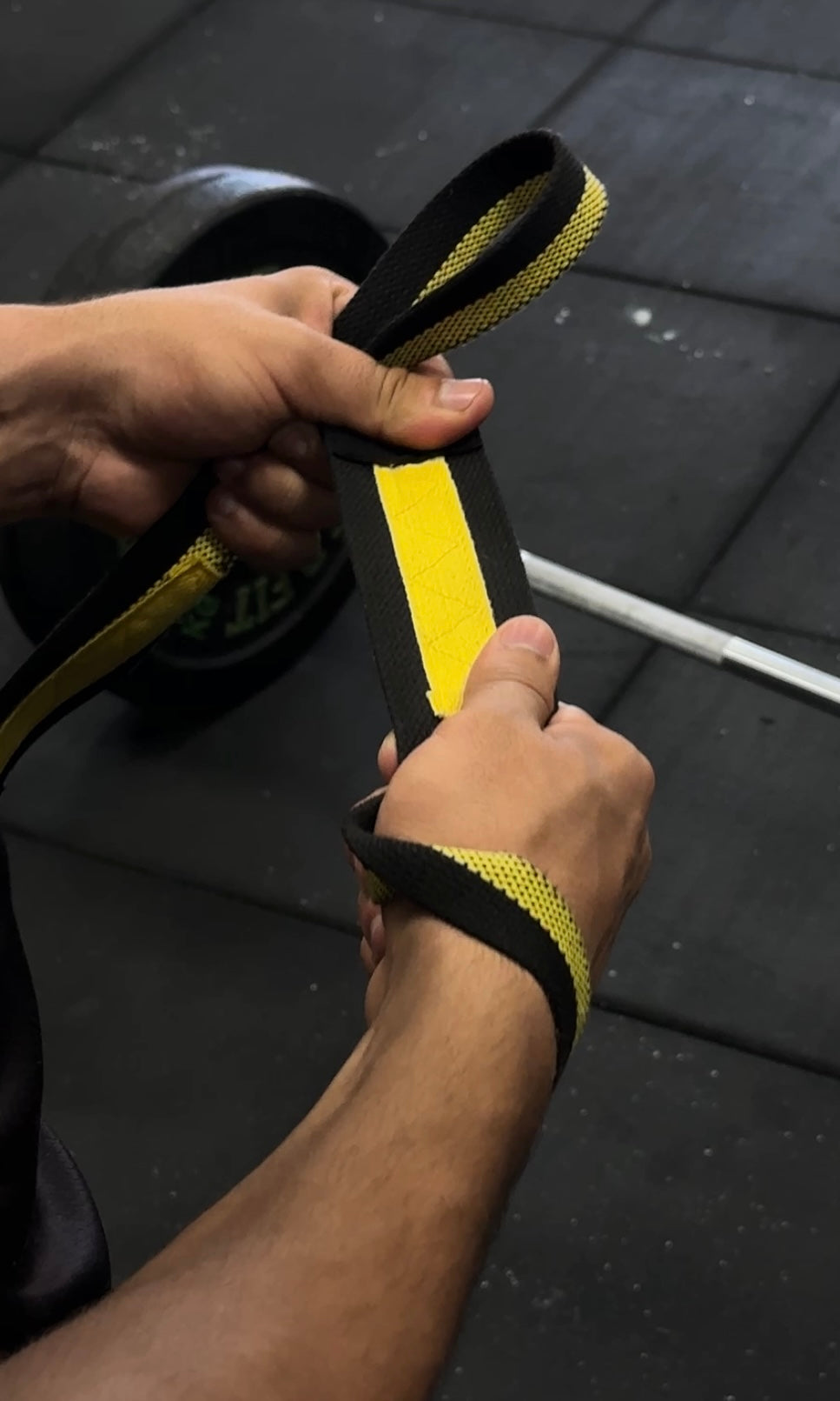 Sangles Tirage CrossFit AYRON — Deadlift, Row, Clean, Loop Design