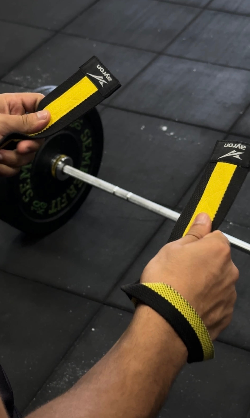 Sangles Tirage CrossFit AYRON — Deadlift, Row, Clean, Loop Design