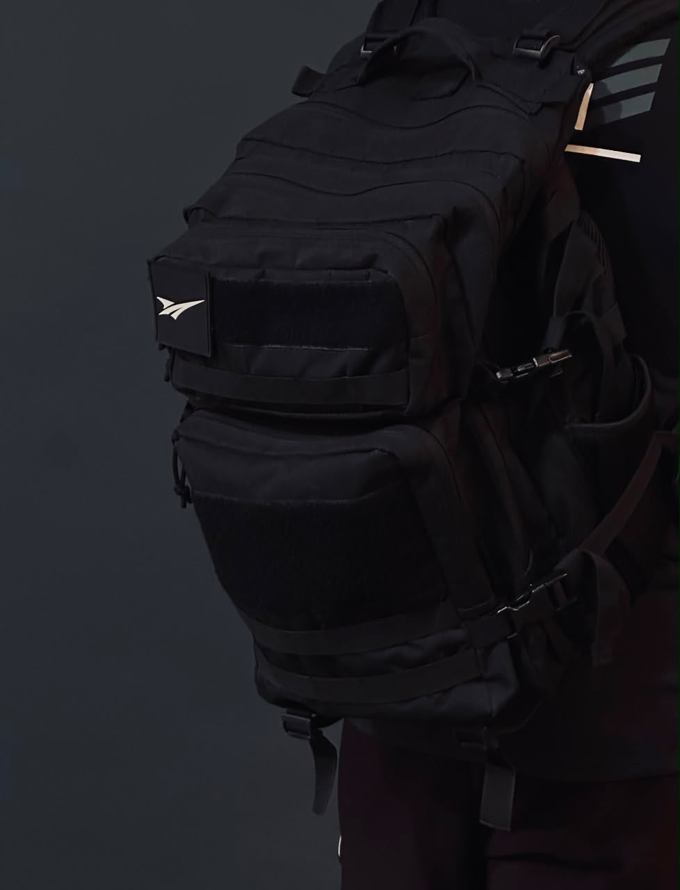 AYRON Sac Athlète 45L Noir - Sac CrossFit Tactique | Maroc