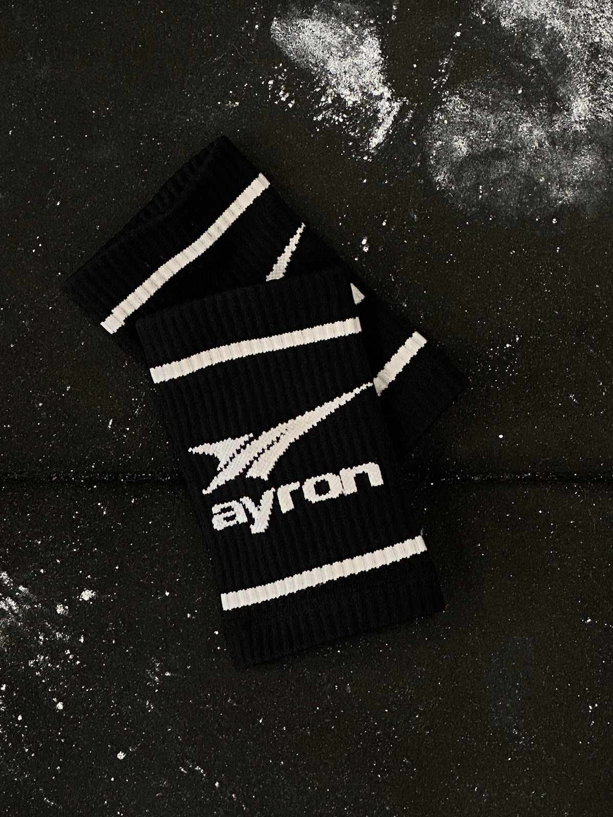 AYRON Bande-Poignets Noir Fitness