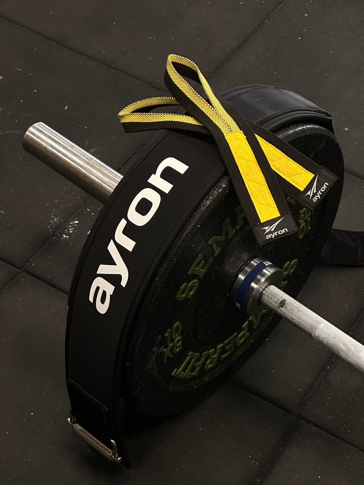 Sangles Tirage CrossFit AYRON — Deadlift, Row, Clean, Loop Design