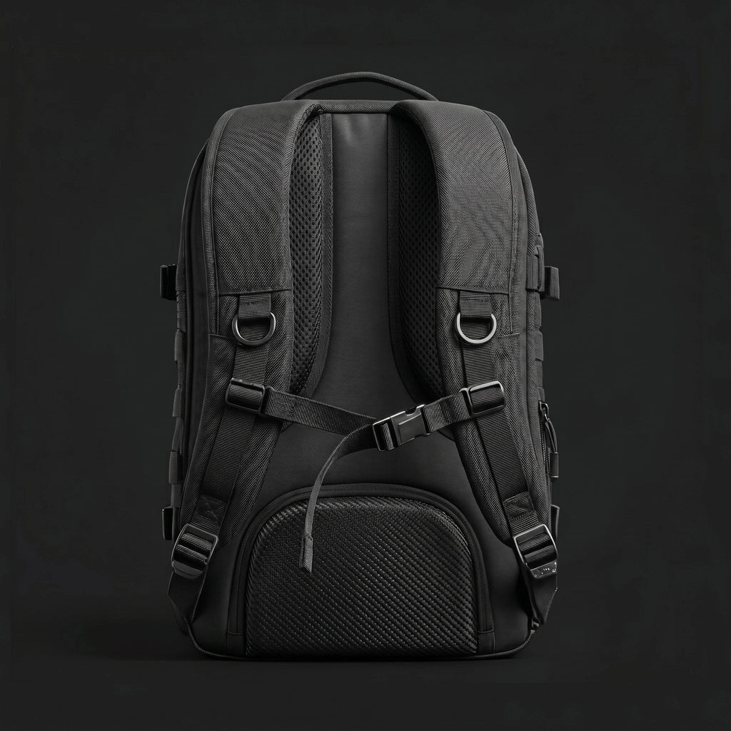 AYRON Sac Athlète 45L — détail du compartiment chaussures ventilé