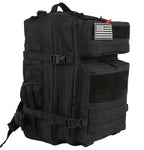 AYRON Sac Athlète 45L — sac de sport CrossFit tactique, noir, gris et rose