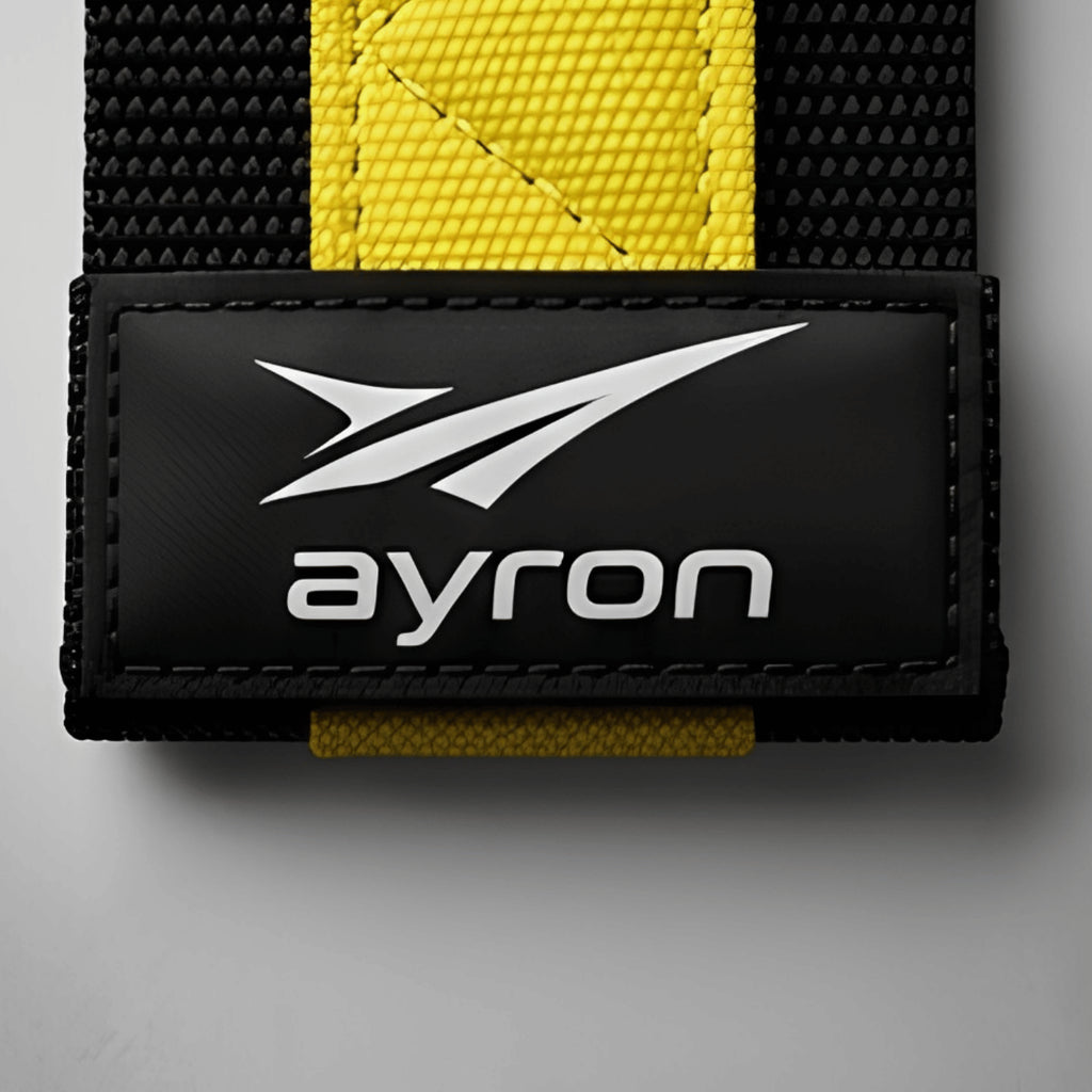 AYRON Sangles de Tirage — détail du diamond-stitch en zone de charge