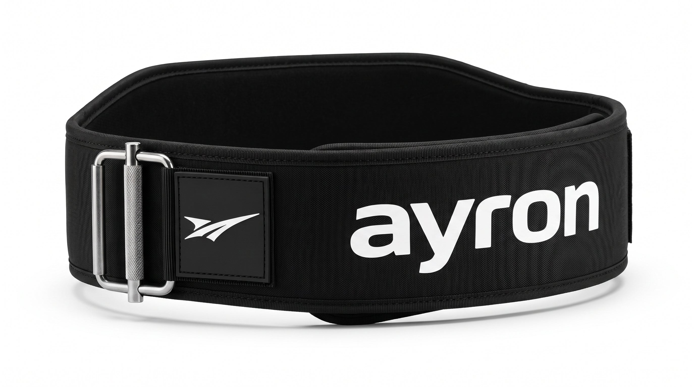 AYRON Ceinture de Force — détail de la boucle métal de précision